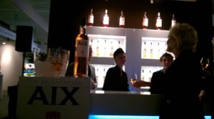 This wine was also being shown. We were very happy that we were set up right next to it as they made sure that we never got thirsty ;)